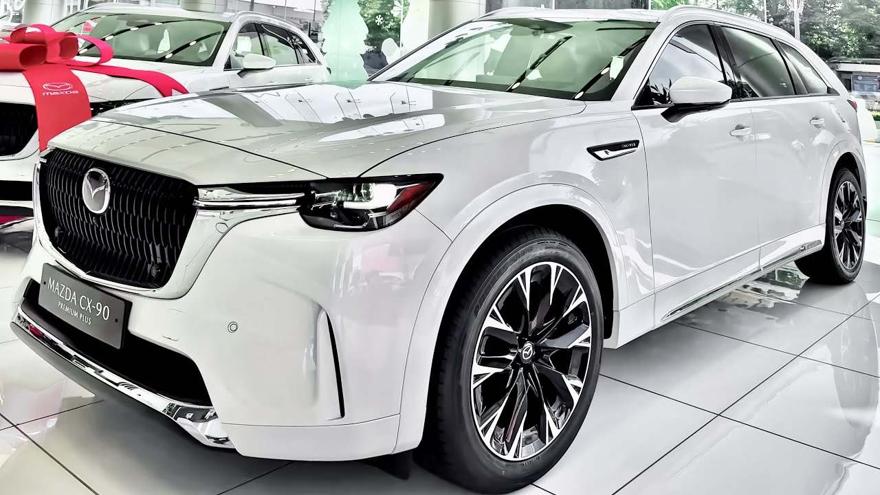 2025 Mazda CX-90 Premium Plus: Luxury 3Rows SUV | Rhodium White