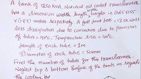 EMD 15/17EE64 MODULE 3 Problems on cooling tubes Prof Naresh