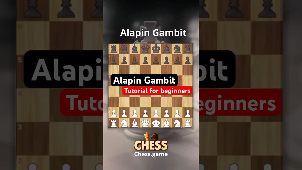 Alapin gambit - full version.  Play and learn chess online at Chess.game 