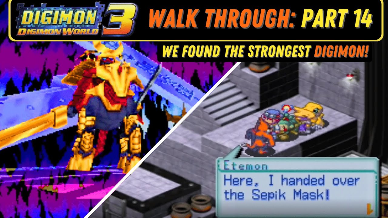 Let’s Play Digimon World 3 in 2022! - The STRONGEST DIGIMON? How to find Sepkimon's MASK!