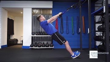 Wide Grip TRX Row