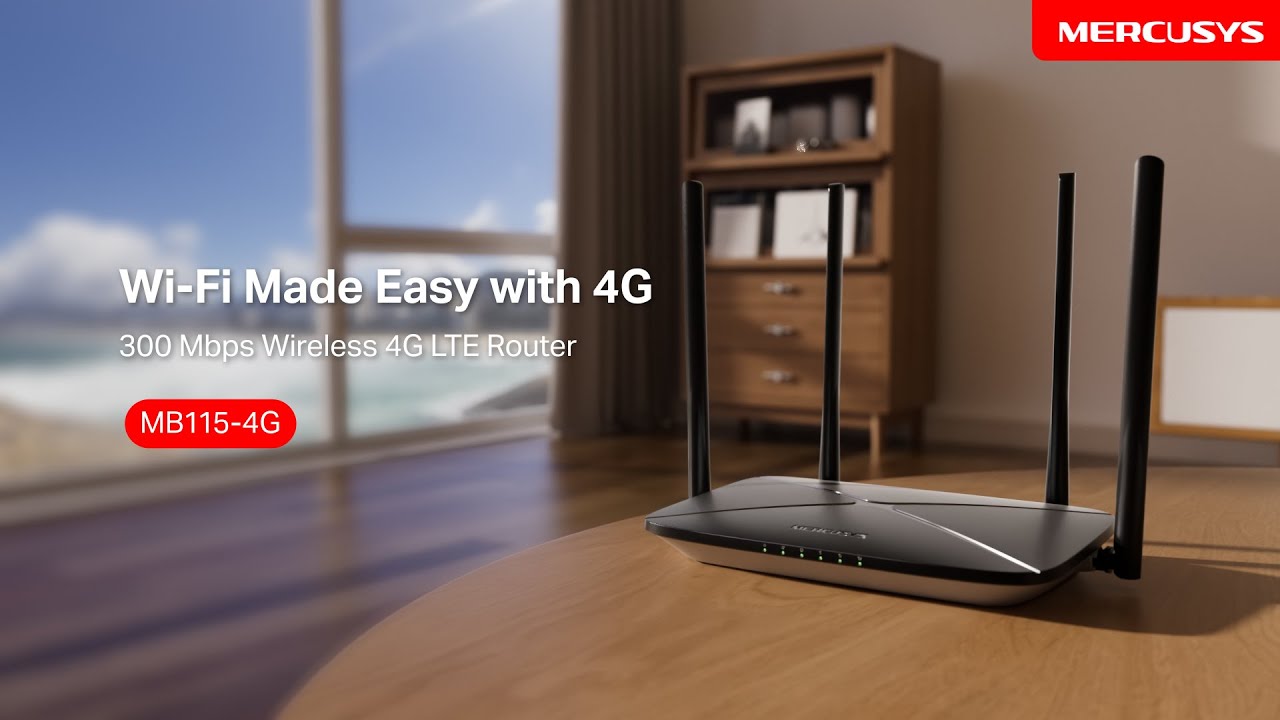 Mercusys Mb115-4g 300 MBPS Wireless N 4g Lte Router