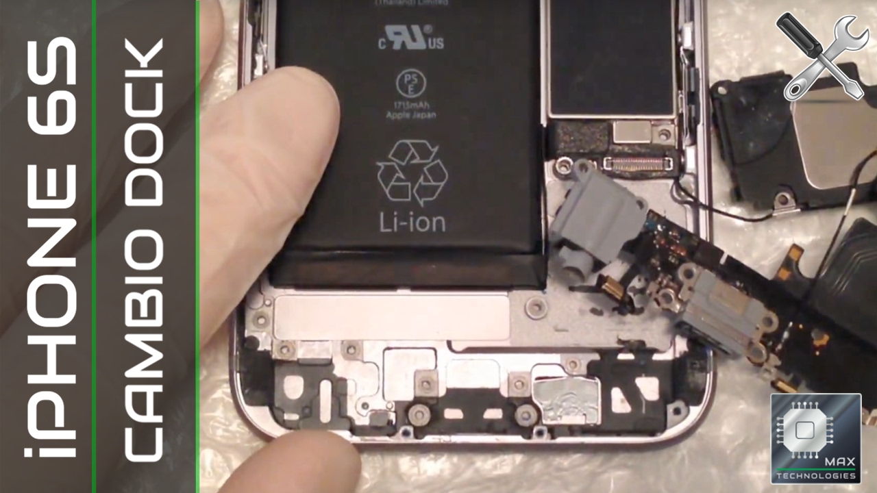 Iphone 6s Sostituzione Connettore Dock Antenna Ricarica Microfono Jack Cuffie Youtube