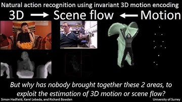 Natural action recognition using invariant 3D motion encoding