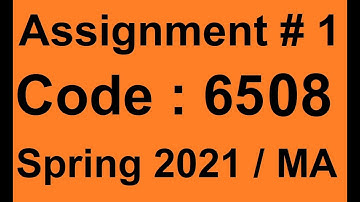 AIOU Solved Assignment No 1 Code 6508 spring 2021 | Baloch Academy