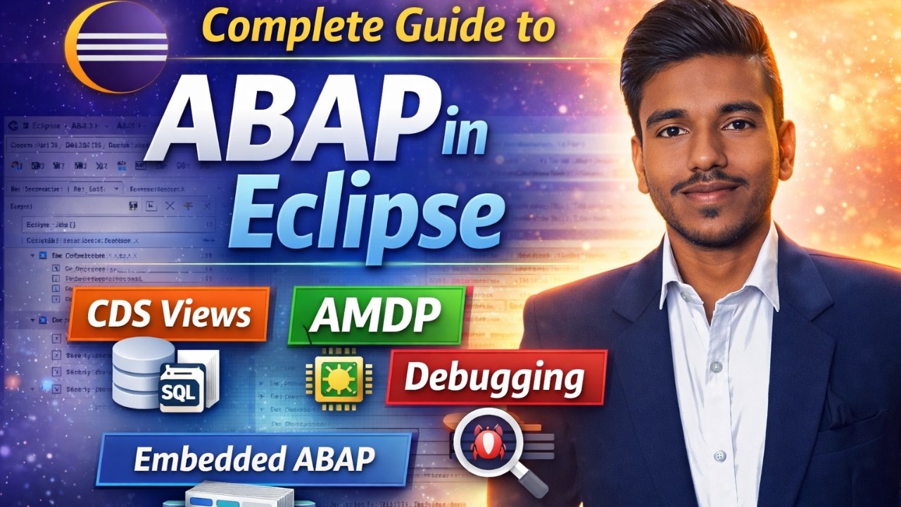 Complete Guide to ABAP in Eclipse | CDS, AMDP, Debugging & Embedded ABAP
