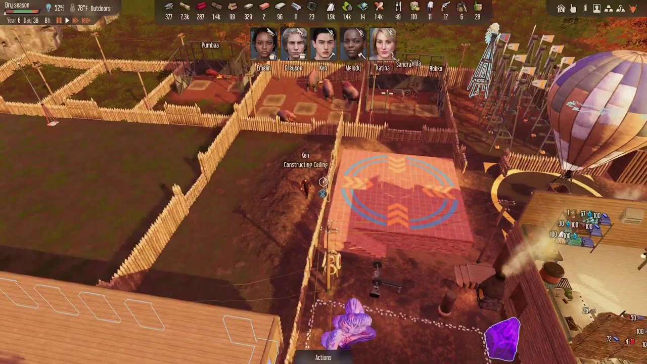 Stranded Alien Dawn(2025) Campaign "Building Dallas, Tx" Yr6 Day31 Very Hard {PS5}[QHD]