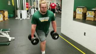 3 Second Eccentric Lunges W/ Knee Drive