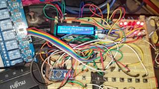 Looper switcher with LCD and midi out