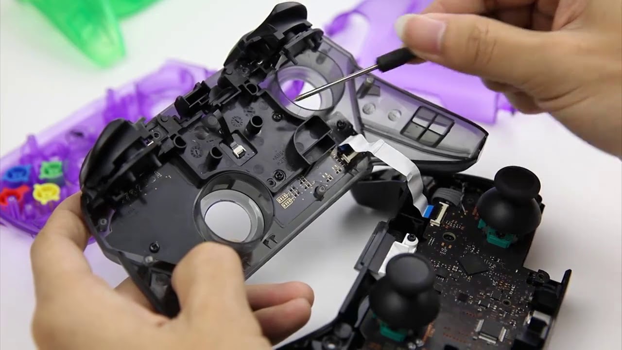 Pro Controller Replacement Case Nintendo Switch Tutorial - YouTube