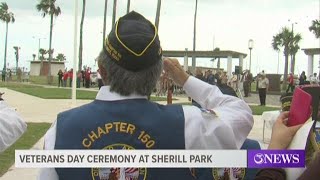 Veteran's Day ceremony held at Sherrill Park