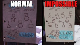 DOORS NORMAL MODE VS SUPER HARD MODE Comparison