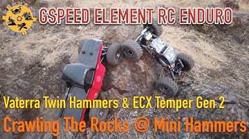 Gspeed Element RC Enduro | Crawling The Rocks @ Mini Hammers