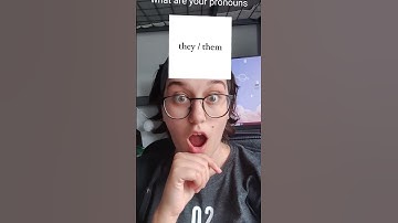 What Are My Pronouns 👀👀 #shorts #nonbinary