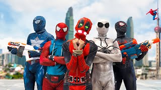 TEAM SPIDER-MAN vs BAD GUY TEAM || Rescue Deadpool From Joker ?? ( Funny, Action )