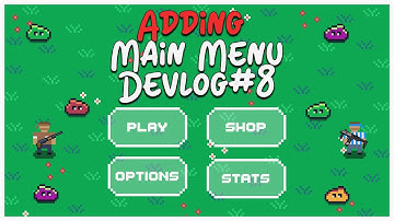 I Added Main Menu In My Indie Game | SlimeBuster - Devlog