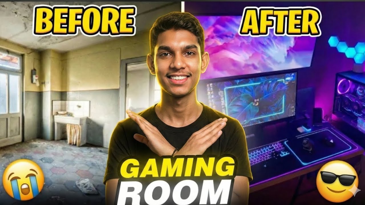 From Worst Room to Dream Gaming Setup 😱 | Before vs After