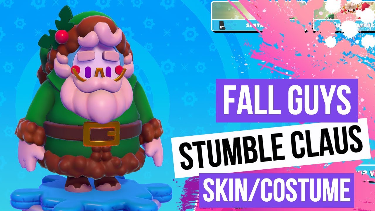 Fall Guys Stumble Claus Skin Fall Guys Holiday Costume Dec 23-26 - YouTube