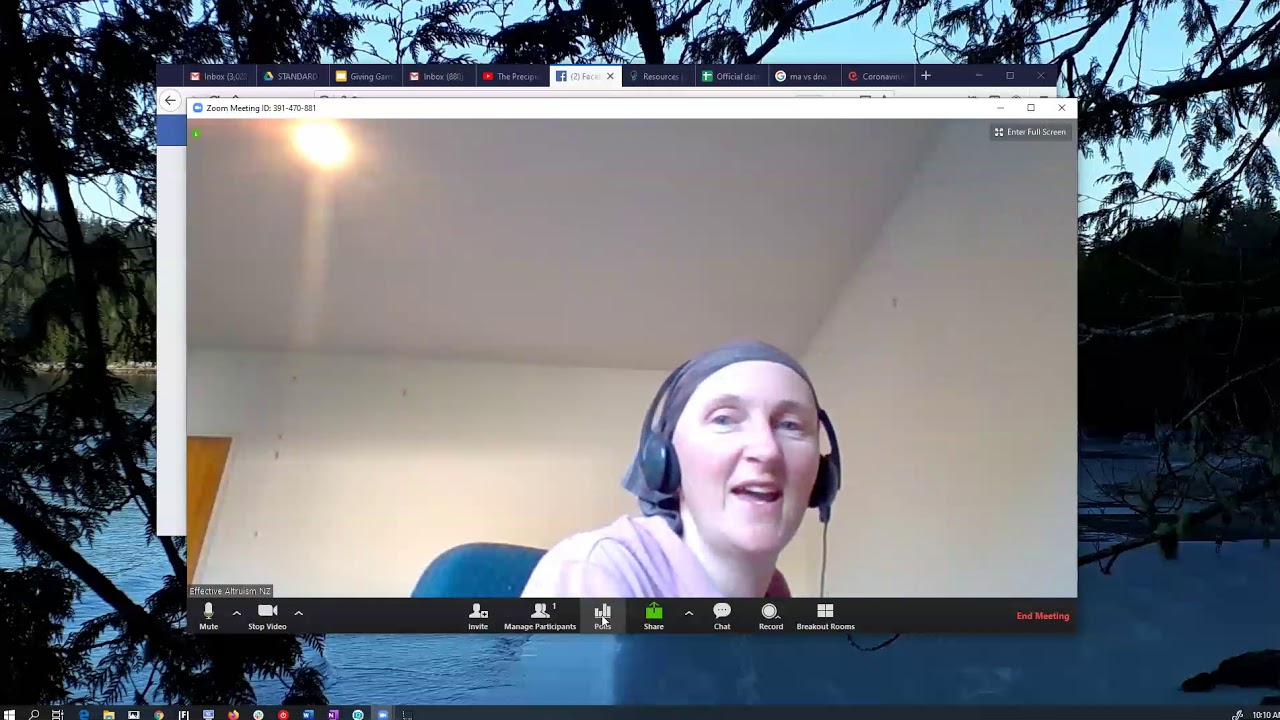 Zoom with polling and breakout rooms