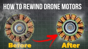 How to repair fpv/drone motors at home | How to rewind brushless motor of drone |#indiatownfpv #fpv