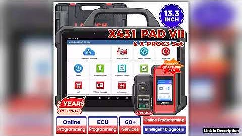 LAUNCH X431 PADVII XPROG3 Set Automotive Diagnostic Tool PAD 7 PAD7 All Key Lost Key Programmer