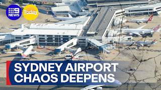 Critical staff shortage deepens airport chaos | 9 News Australia