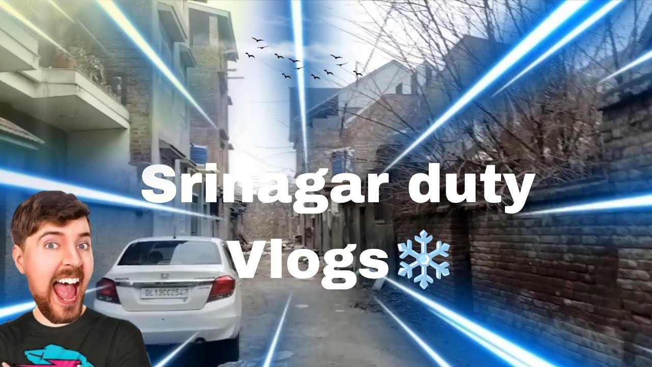 Apne video ki shuruat aise karein: "Srinagar ki thand aur meri 10 baje ki duty..."