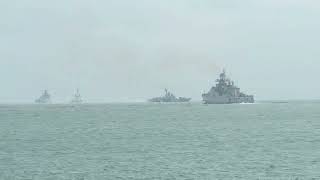 Более 30 кораблей Черноморского флота вышли в море из Севастополя и Новороссийска на учения