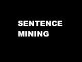 How to mine sentences to learn english refold