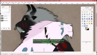 Warcraft druid cats hugging speedpaint *Kinda old*