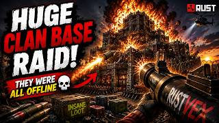 I RAIDED a HUGE CLAN While They Were OFFLINE… | Rust