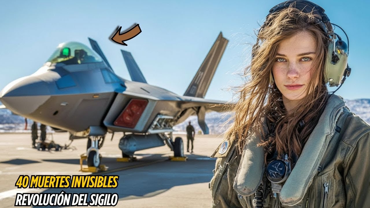 “40 aviones hostiles atacaron la base… hasta que una piloto de F-22 tomó el control”