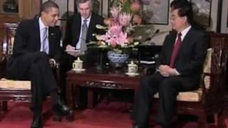 Obama arrives in Beijing