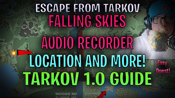 Falling Skies Quest Guide Tarkov 1.0 - Flight Recorder Location + Shoreline Stash 🗺️