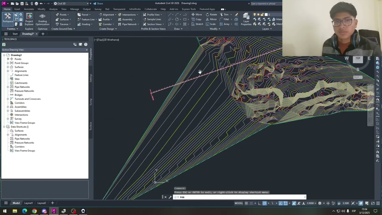 PERFIL LONGITUDINAL - CORTES TRANSVERSALES
