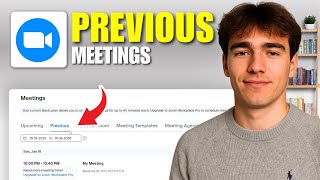 How to See Previous Meetings in Zoom (Tutorial 2026)