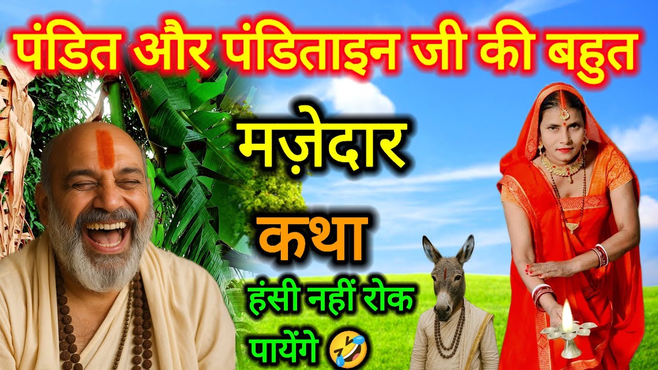 पंडित और पंडिताइन जी की बहुत हंसाने वाली कथा 2 | shiv charcha ki kahani | shiv guru ke charcha 🙏