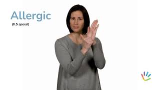 Sign "ALLERGIC" in ASL with ASL Bloom screenshot 5