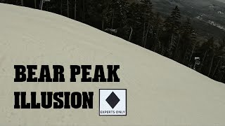 Skiing Bear peaks Illusion a black diamond @Attiash / bear peak. Bartlett, NH