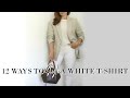 Classy ways to Style a basic T-shirt | 12 ways to wear a t-shirt | Fashion over 40