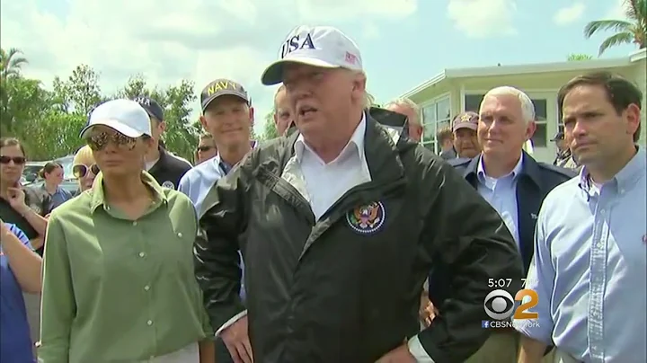 Trump Visits Irma Victims In Florida