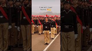 “5 AM NCC Cadet Routine 🔥💪 #ncc #army #motivation #shorts #nccarmy #nationalcadetcorps #navycoaching