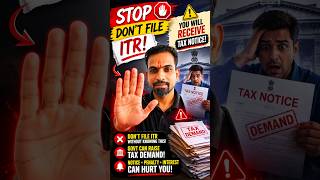 Don't File ITR-1 Now ❌ Here's the Real Reason #itr1 #itrfilling