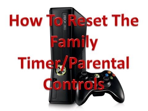 How To Reset The Family Timer/Parental Controls On The Xbox 360! (NEW)