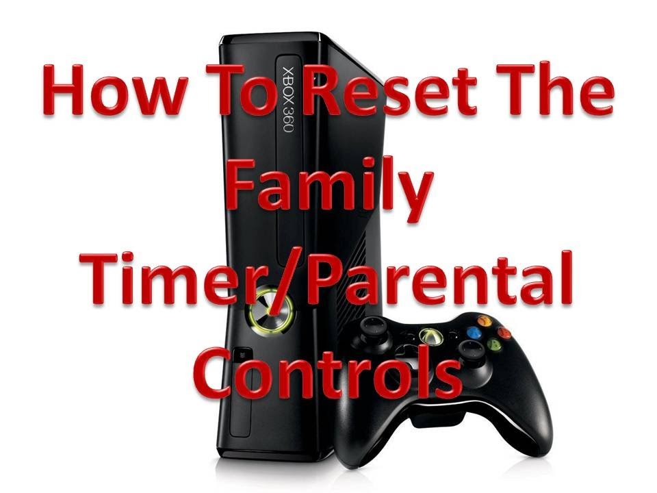 toenemen kiem Ontspannend How To Reset The Family Timer/Parental Controls On The Xbox 360! (NEW) -  YouTube