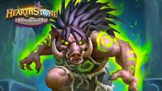 Shop Buffs Boars Are Back In Full Force | Hearthstone Battlegrounds
