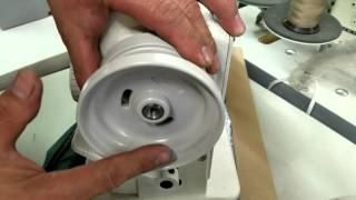 Juki DDL-8700 Hand wheel installation