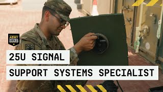 25U Signal Support Systems Specialist | Army National Guard Careers
