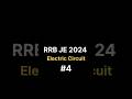 RRB JE 2024 | Electric Circuit #4 | SSCJE2018 #rrb #ssc #shorts
