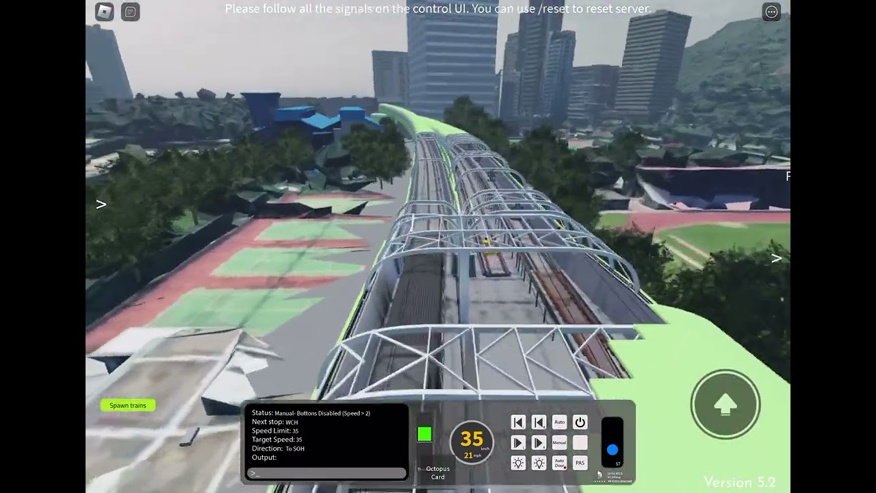 Roblox Project South Island Line 南港島線 Ocean Park to Wong Chuk Hang 海洋公園 至 黃竹坑